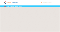 Desktop Screenshot of albania-travelnet.com